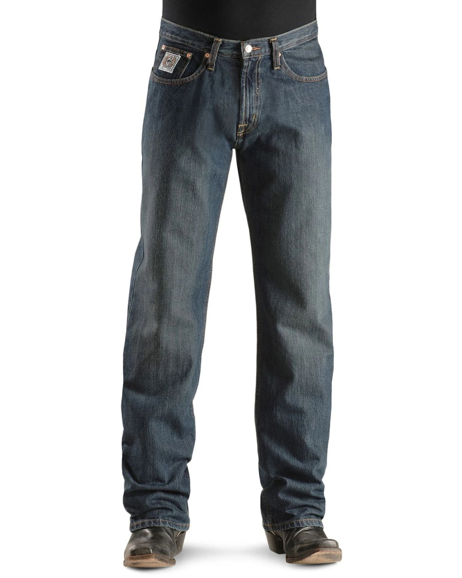 Cinch Jeans - White Label Relaxed Fit Denim Jeans Dark Stonewash - Image 2
