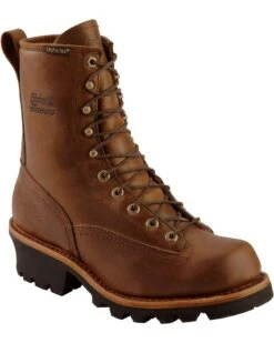 Chippewa Men's Steel Toe 8" Logger Work Boots