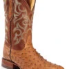 Justin Men's Full Quill Ostrich Western Boots