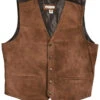Roper Men's Suede Buckle Tie Vest