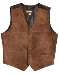 Roper Men's Suede Buckle Tie Vest