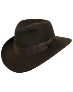 Indiana Jones Crushable Wool Fedora Hat