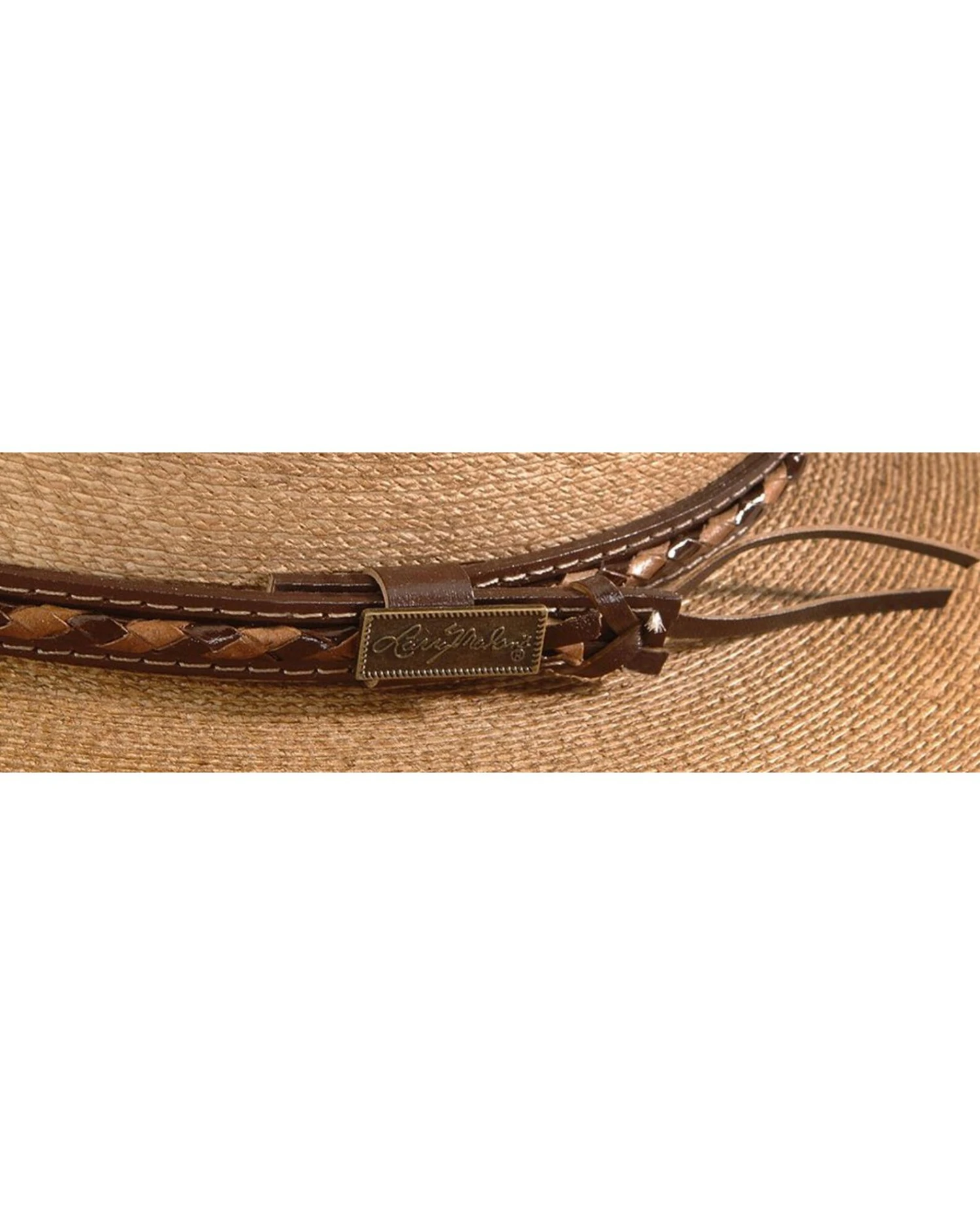 Larry Mahan 30X Lawton Palm Straw Cowboy Hat - Image 3