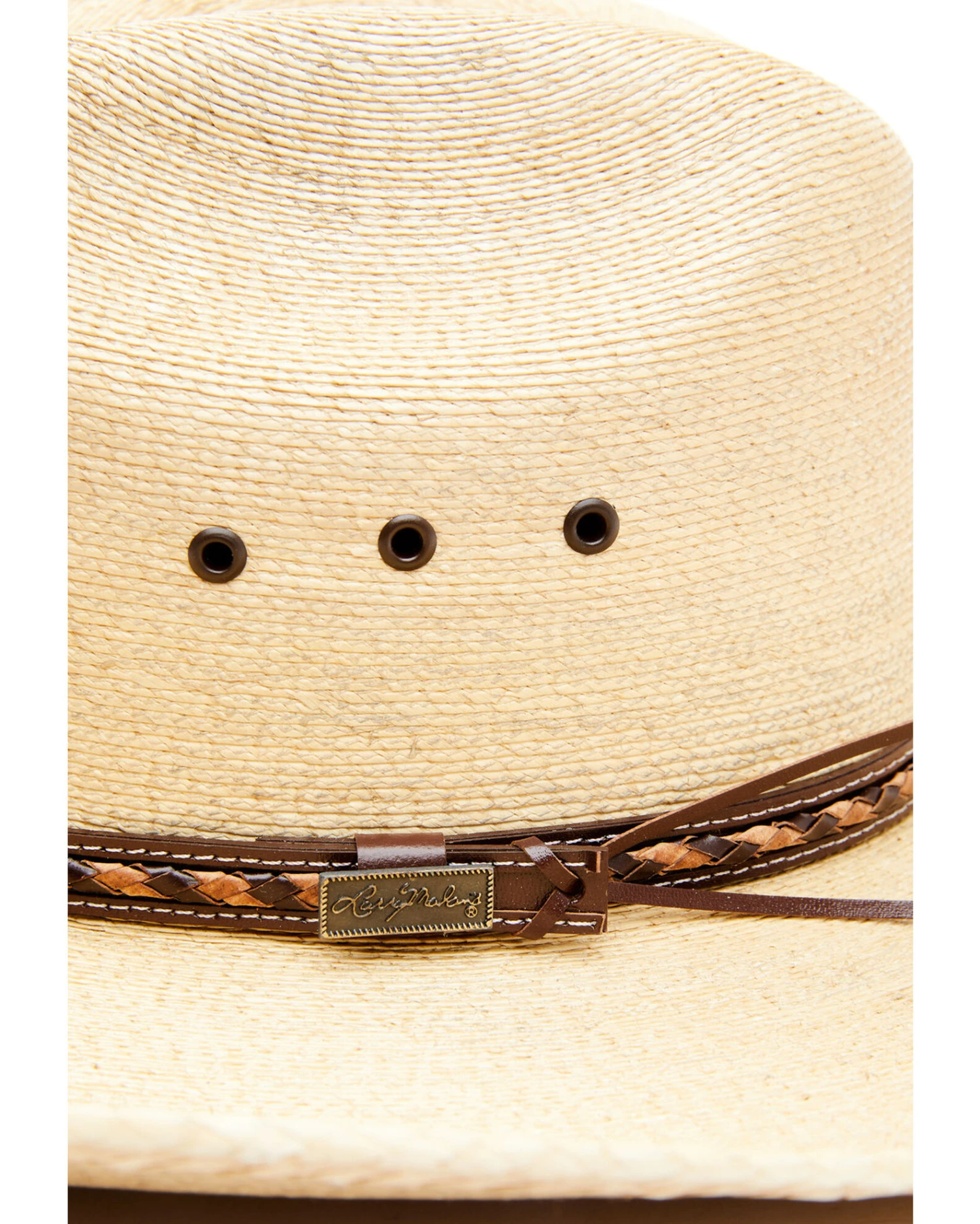 Larry Mahan 30X Lawton Palm Straw Cowboy Hat - Image 4