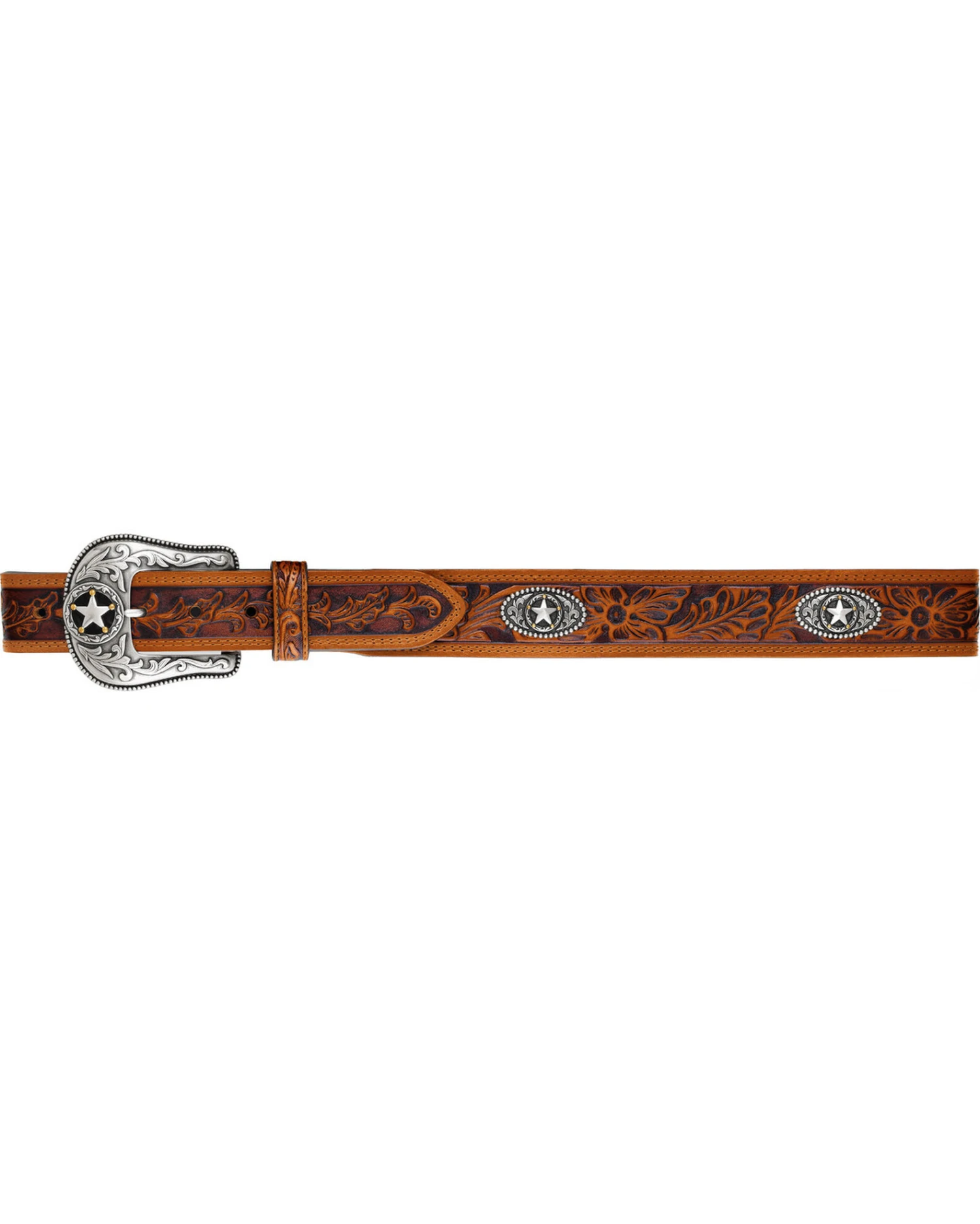 Justin Men's Star Ranch Floral Tool BeltÂ