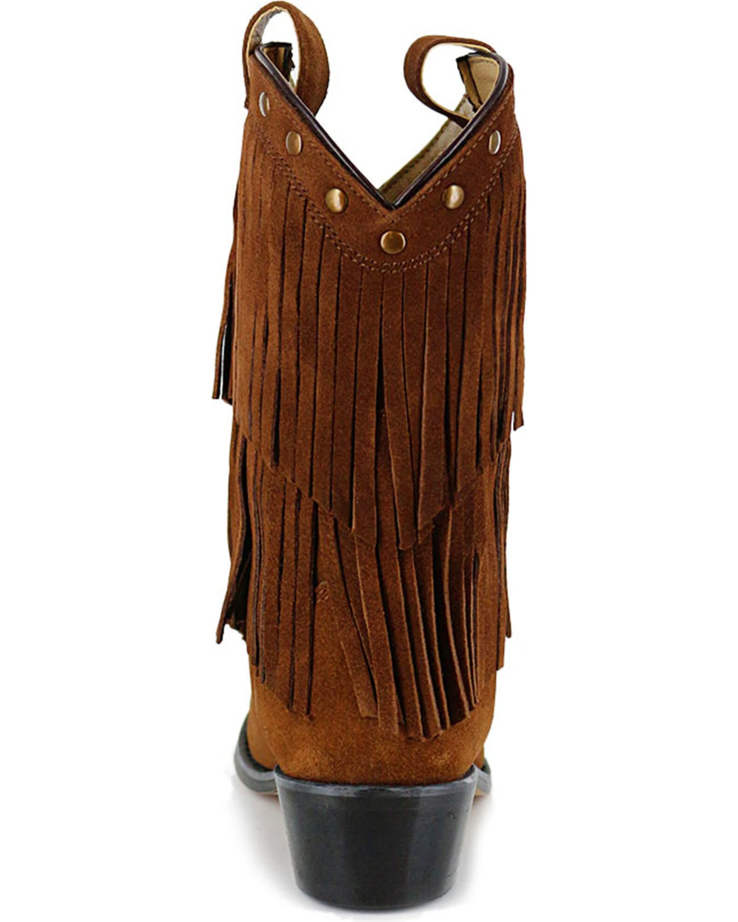 Shyanne® Girls' Fringe Snip Toe Western Boots - Image 7