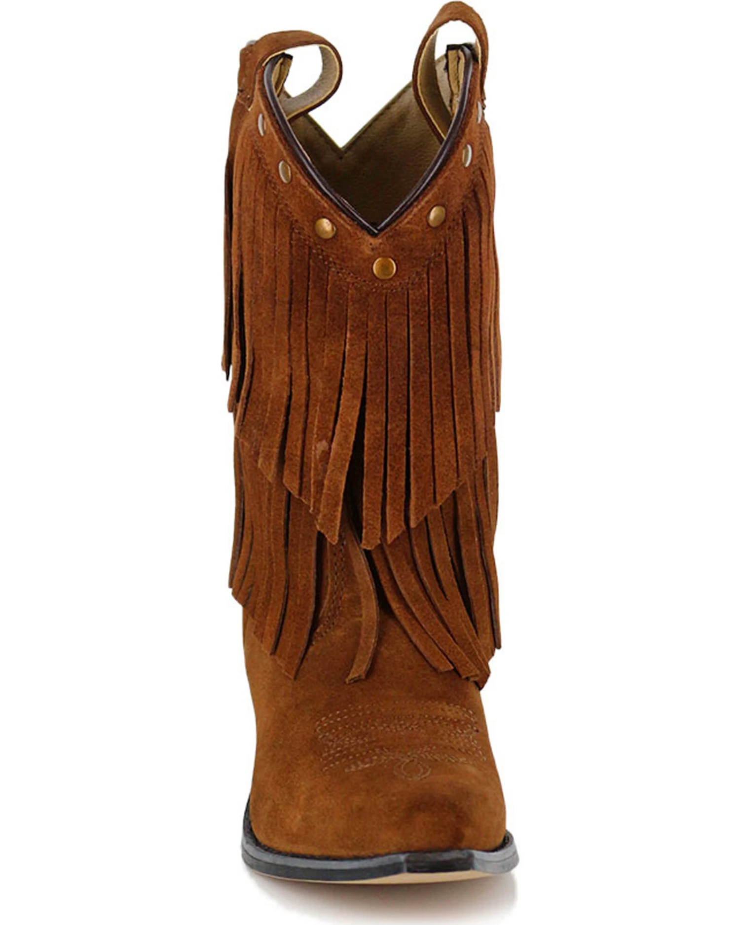 Shyanne® Girls' Fringe Snip Toe Western Boots - Image 4