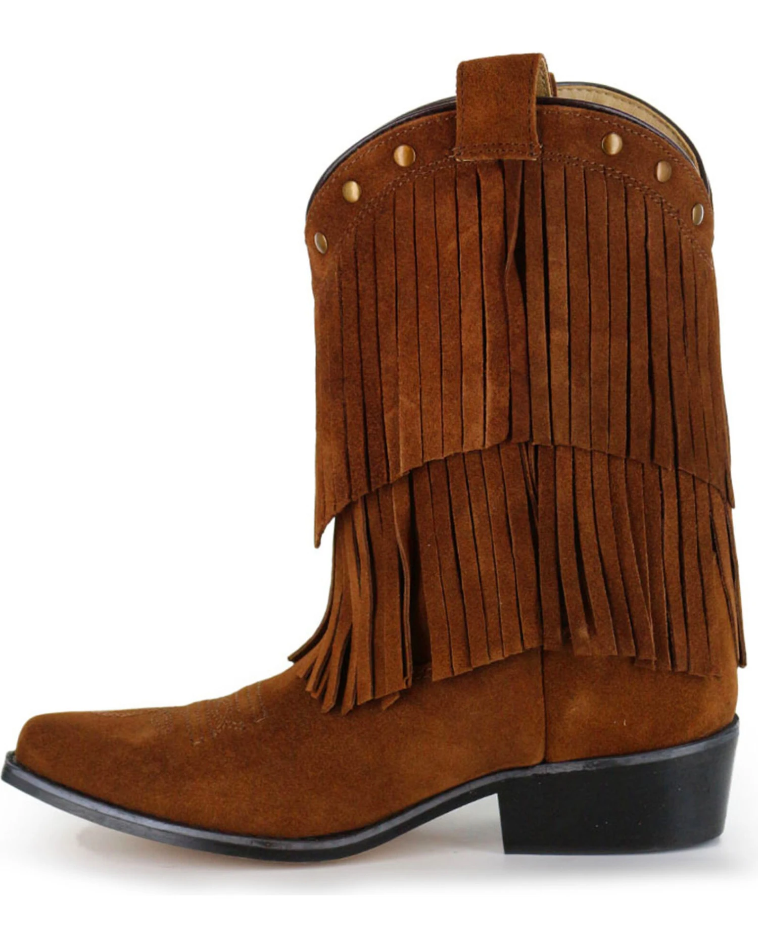 Shyanne® Girls' Fringe Snip Toe Western Boots - Image 3