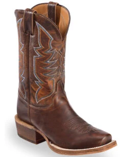 Justin Bent Rail Men's Navigator Western Boots - Square Toe