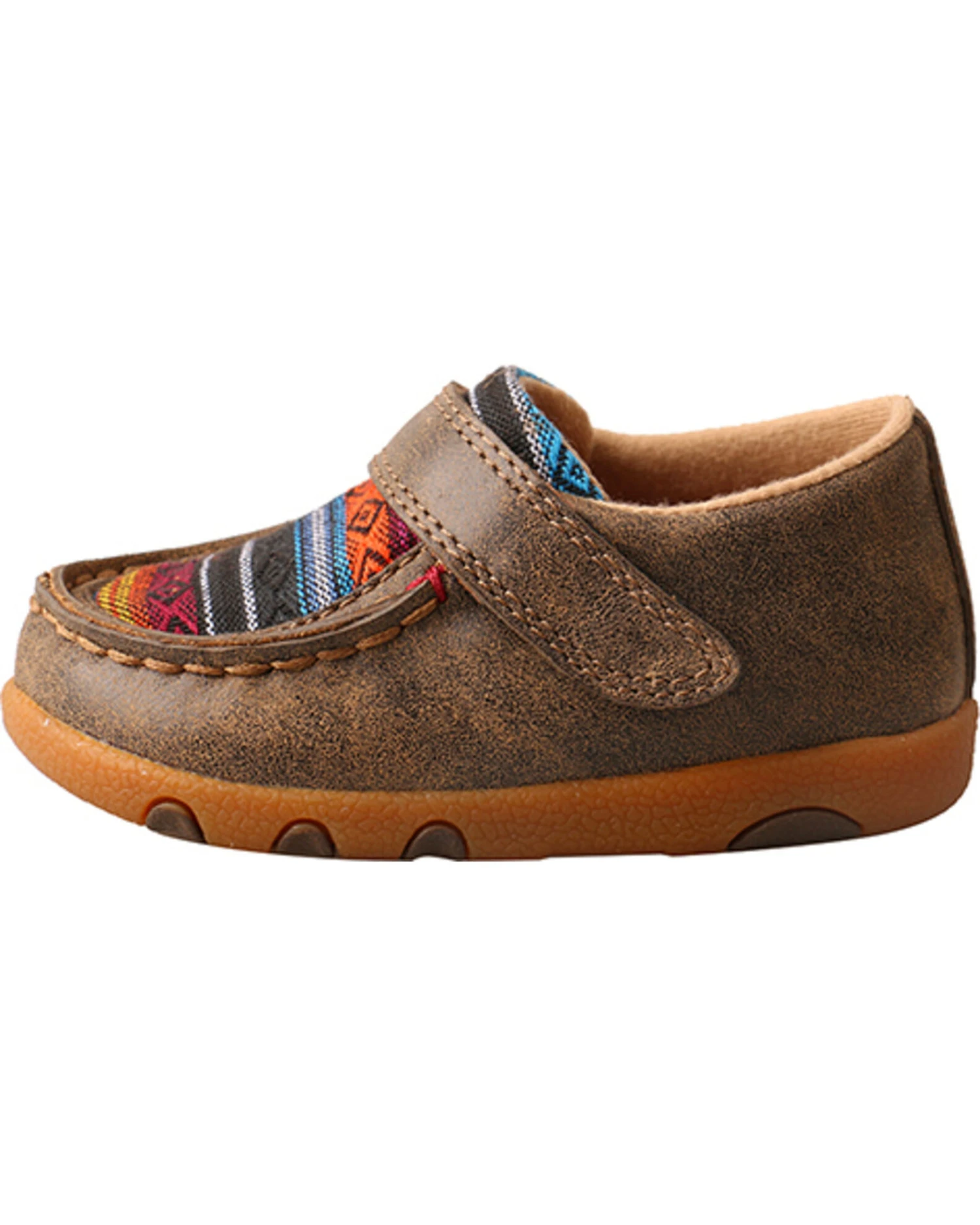 Twisted X Toddler Boys' Serape Canvas Driving Shoes - Moc Toe - Image 3