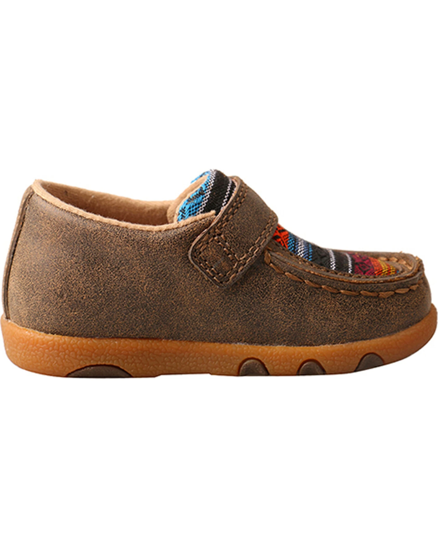 Twisted X Toddler Boys' Serape Canvas Driving Shoes - Moc Toe - Image 2