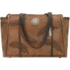 American West Women's Brown Sacred Bird Concealed Carry Tote 