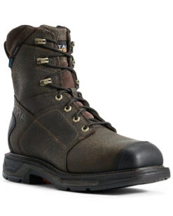 Ariat Men's Workhog Side Zip Waterproof Work Boots - Carbon Toe