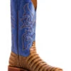 Horse Power Men's Toasted Caiman Print Western Boots - Square Toe