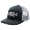 Oil Field Hats Men's Black Tribal Bass Mesh Cap 