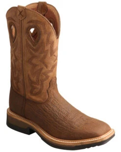 Twisted X Men's Lite Western Work Boots - Broad Square Toe