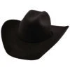 Justin Men's 6X Black Kermit Western Felt Hat 