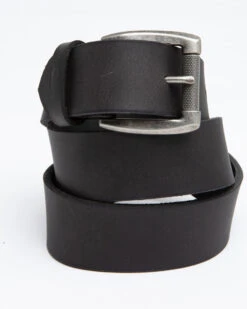 Hawx Men's Black Plain Roller Buckle Work Belt