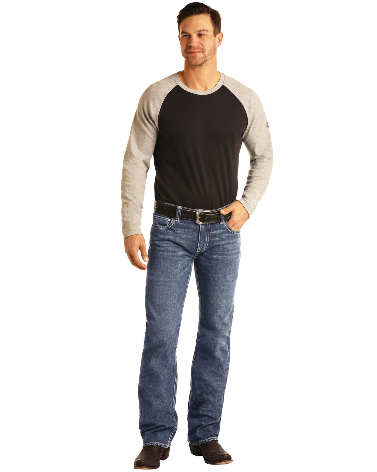 Rock & Roll Denim Men's FR Pistol Light Classic Straight Work Jeans - Image 5