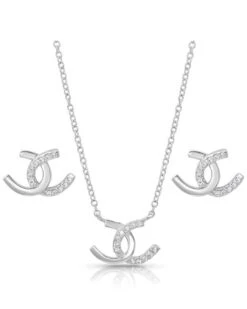 Montana Silversmiths Women's Horseshoe Happiness Jewelry Set