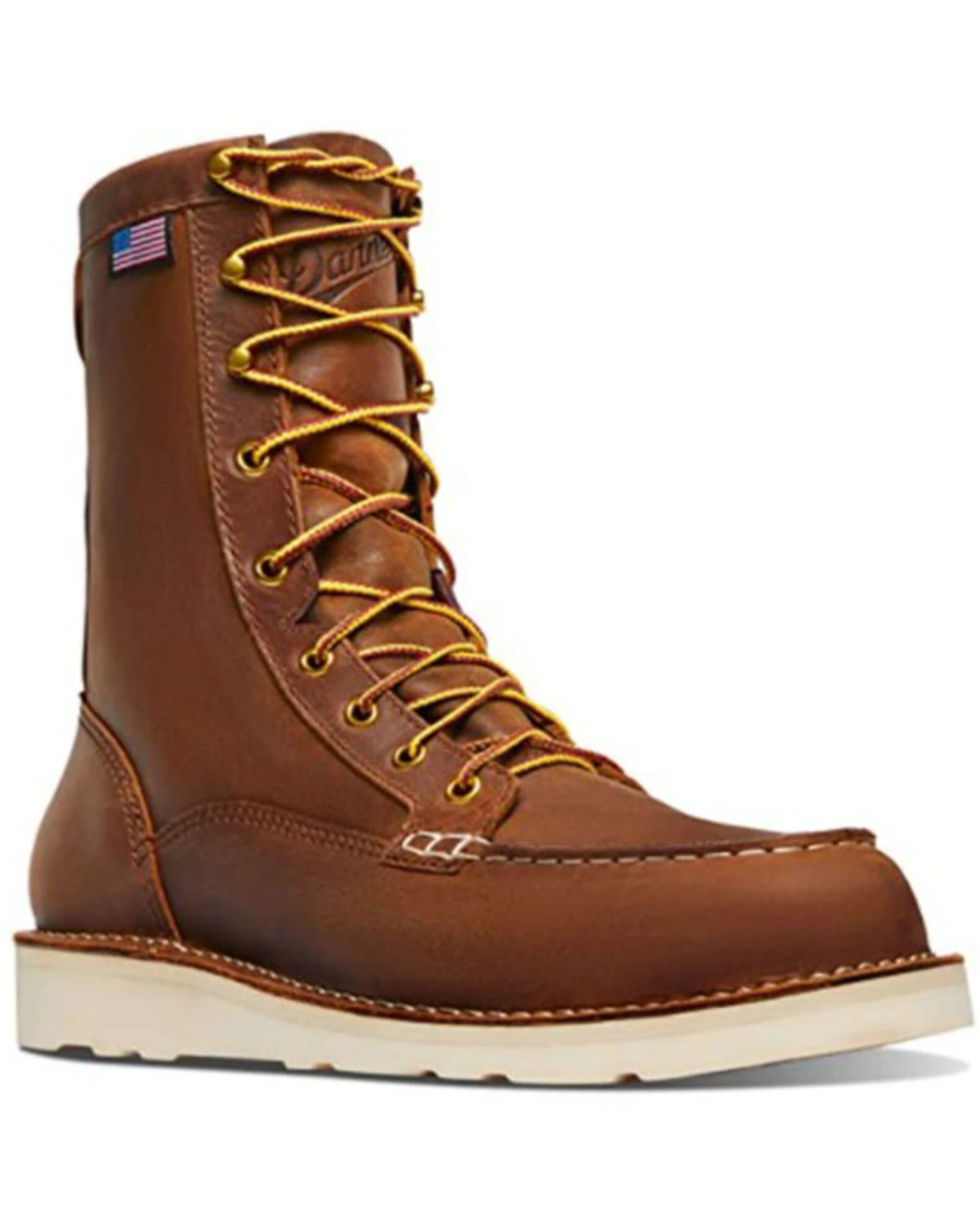 Danner Men's Bull Run Lace-Up Work Boots - Steel Toe