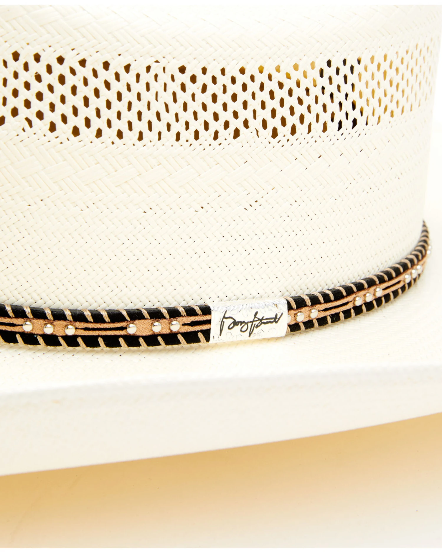 Resistol Men's Natural Saddlebrook Shantung Straw Western Hat - Image 3