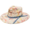 Charlie 1 Horse Women's Big Splash Splattered Print Western Straw Hat 