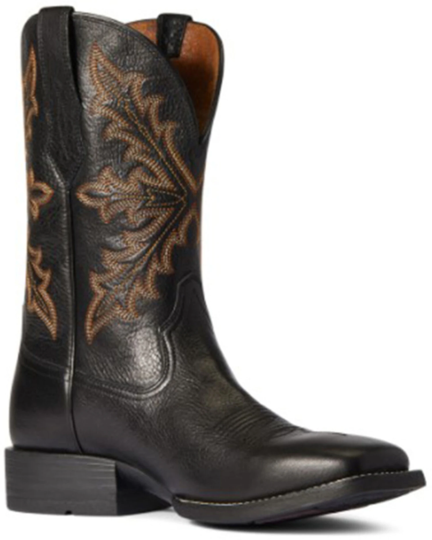 Ariat Men's Qualifier Night Sky Western Performance Boots - Broad Square Toe