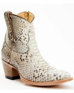 Idyllwind Women's Badass Exotic Python Fashion Booties - Medium Toe