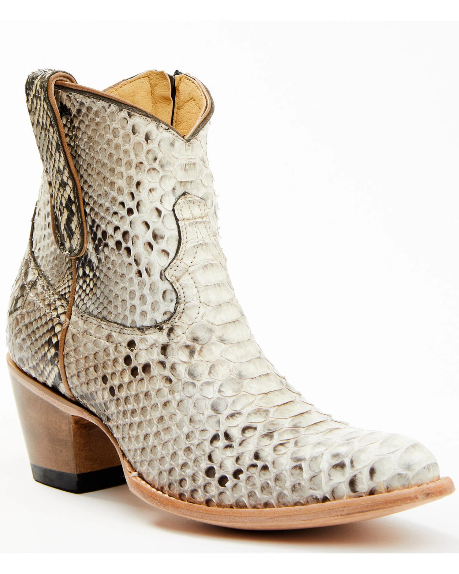 Idyllwind Women's Badass Exotic Python Fashion Booties - Medium Toe