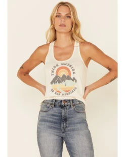 Blended Women's Think Outside Graphic Tank Top  