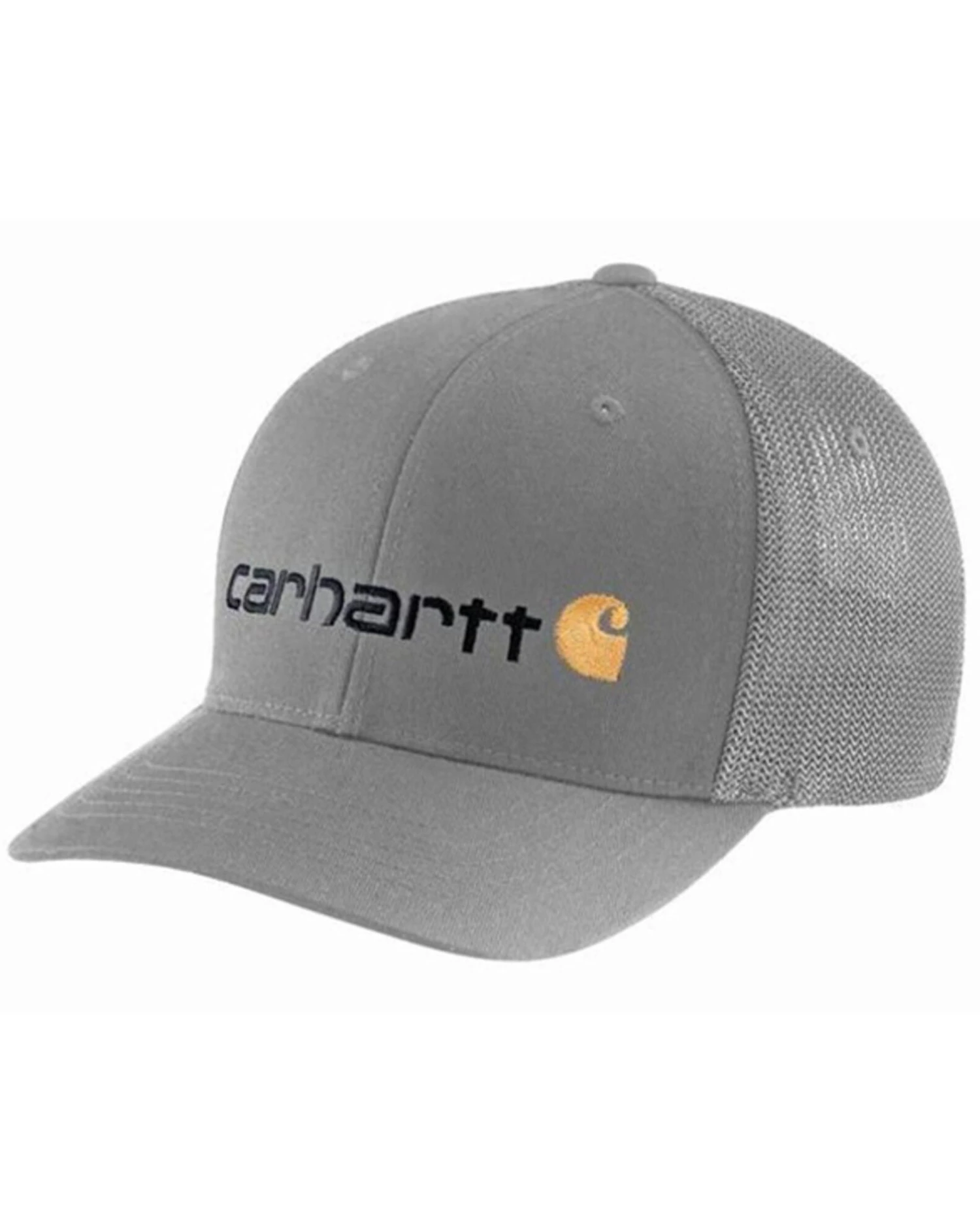 Carhartt Men's Embroidered Logo Graphic Rugged Flex Mesh-Back Trucker Cap