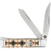 HOOey Monterey Multi Southwestern Print Large Trapper Knife 