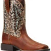 Ariat Girls' Koel VentTEK Leopard Print Western Boots - Broad Square Toe 