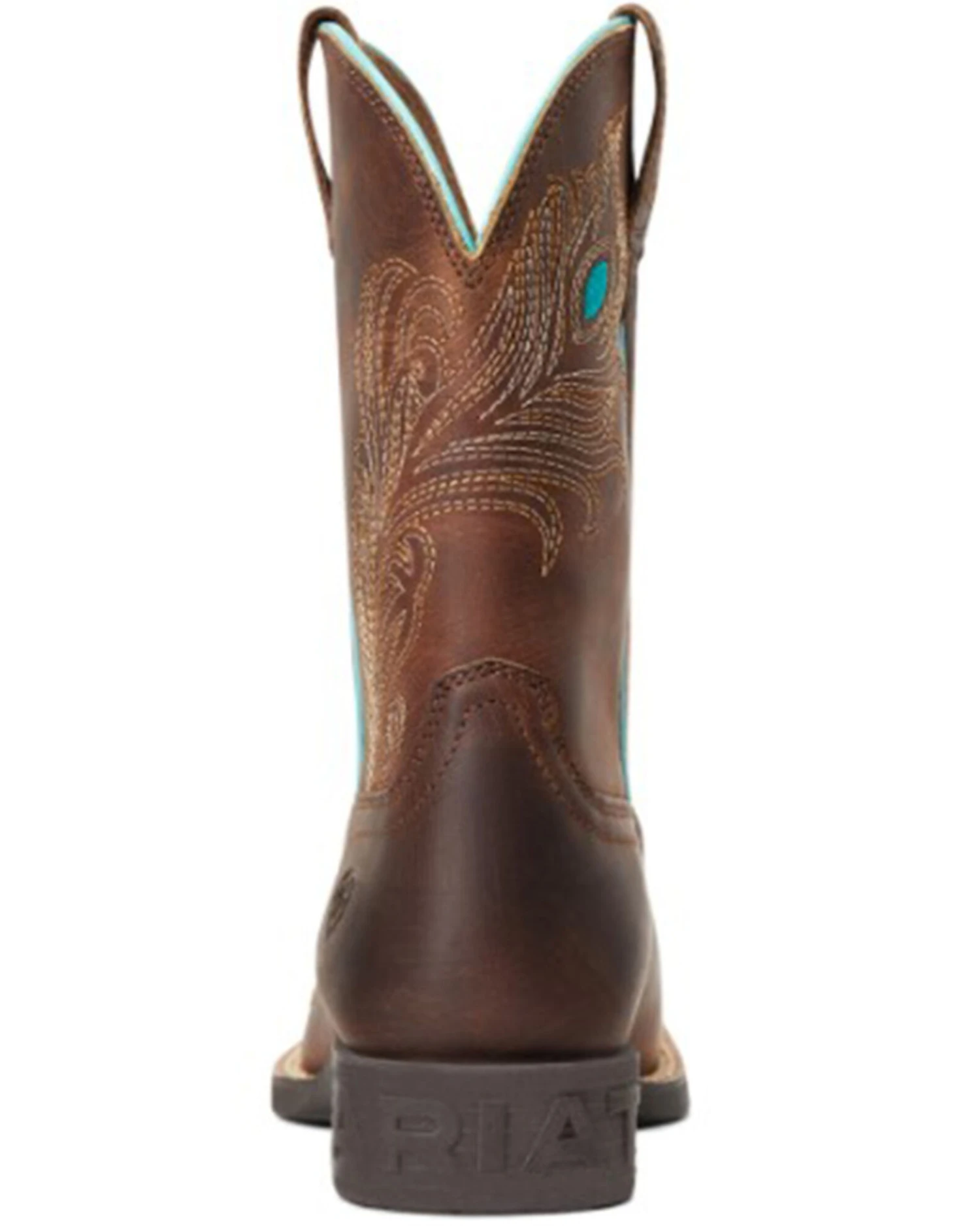 Ariat Girls' Bright Eyes II Hat Leather Boot - Broad Square Toe - Image 3