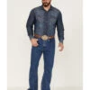 Blue Ranchwear Men's Buckaroo Medium Wash Stretch Regular Bootcut Jeans 