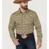Gibson Men's Funk Geo Print Long Sleeve Button-Down Western Shirt
