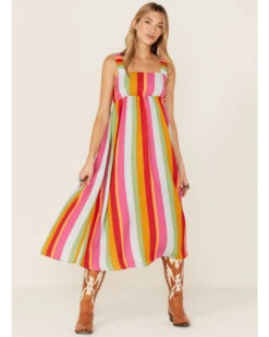 Show Me Your Mumu Women's Multi Fling Midi Dress
