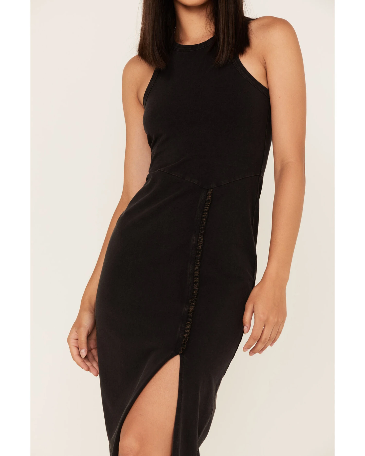 Cleo + Wolf Women's Halter Slit Midi Dress - Image 3