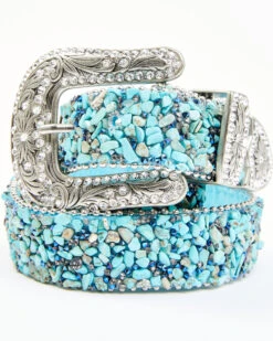 Shyanne Women's Mesh Bling Western Belt