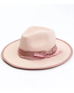 Shyanne Women's Rancher Tonal Ribbons & Beads Fedora Hat