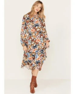 Show Me Your Mumu Women's Cait Butterfly Print Midi Dress