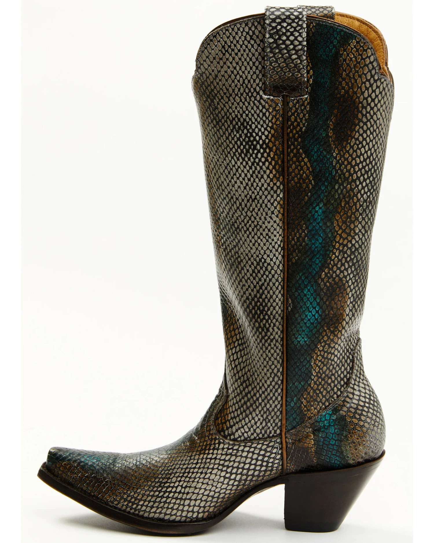 Idyllwind Women's Strut Snake Print Leather Western Boots - Snip Toe - Image 3