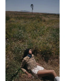 Understated Leather Women's Fearless Fringe Suede Jacket