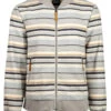 Hooey Men's Striped Full-Zip Bomber Jacket