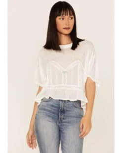 Free People Women's Fall In Love Tee