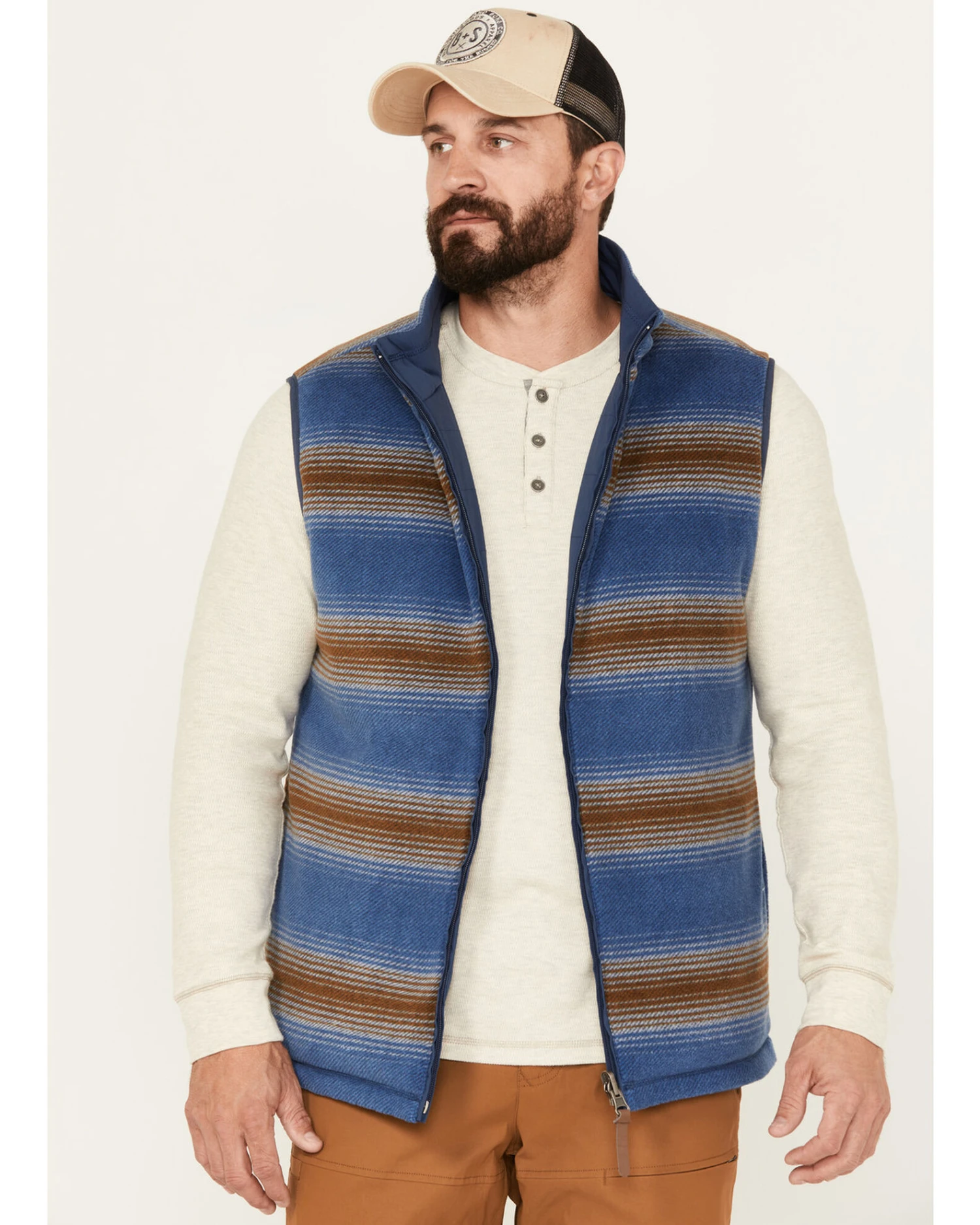 Dakota Grizzly Men's Bennett Reversible Vest - Image 2