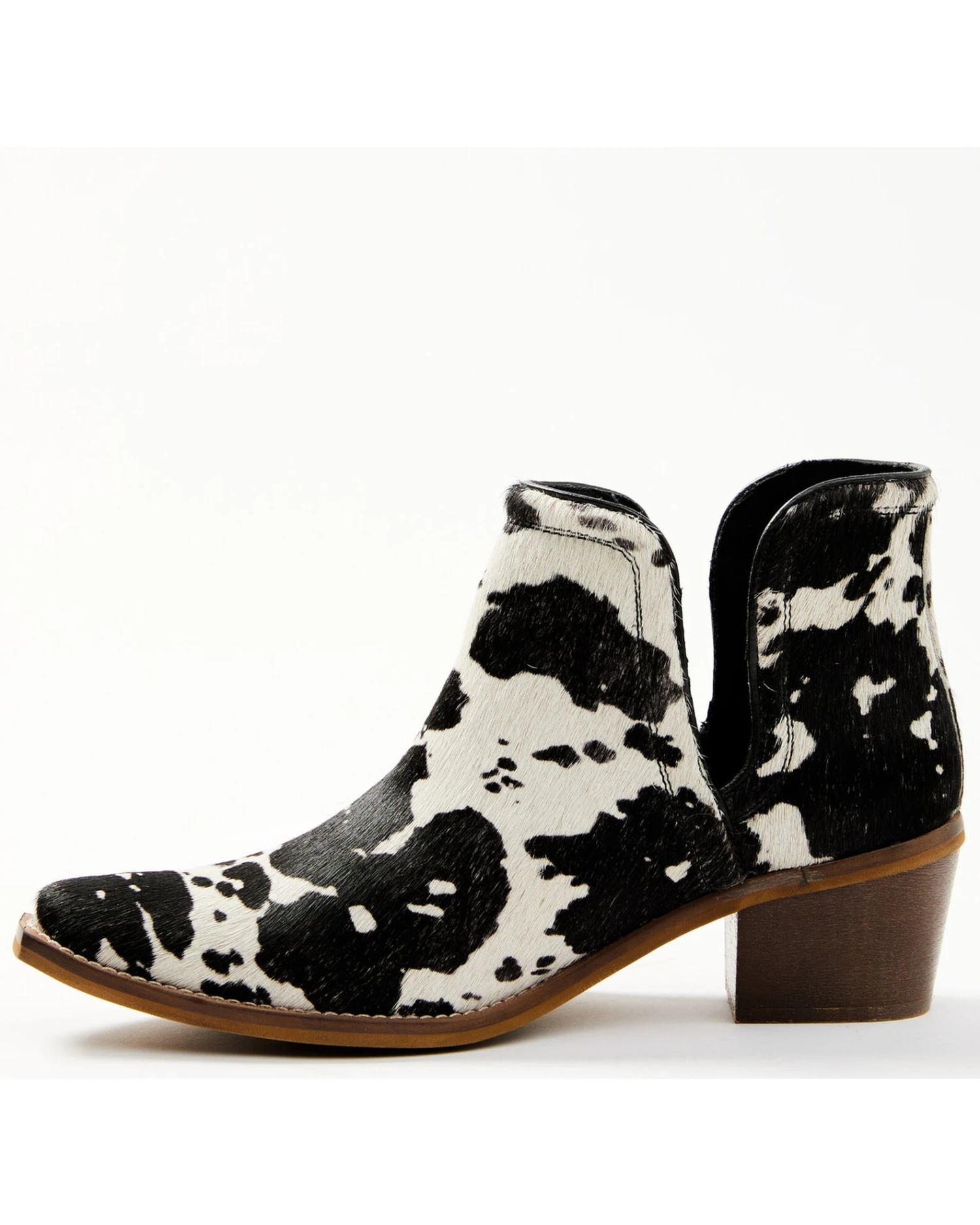 Myra Bag Women's Easy Going Cow Hair Western Booties - Snip Toe - Image 3