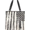 Montana West Women's American Flag Fringe Concealed Carry Tote Bag