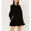 Maggie Sweet Women's Jimena Long Sleeve Ruffle Dress